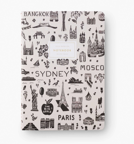Bon Voyage Notebook Set of 3 - Eden Lifestyle