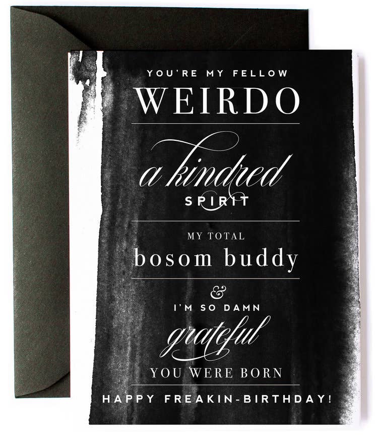 Bosom Buddy Funny Birthday Card - Eden Lifestyle