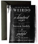 Bosom Buddy Funny Birthday Card - Eden Lifestyle