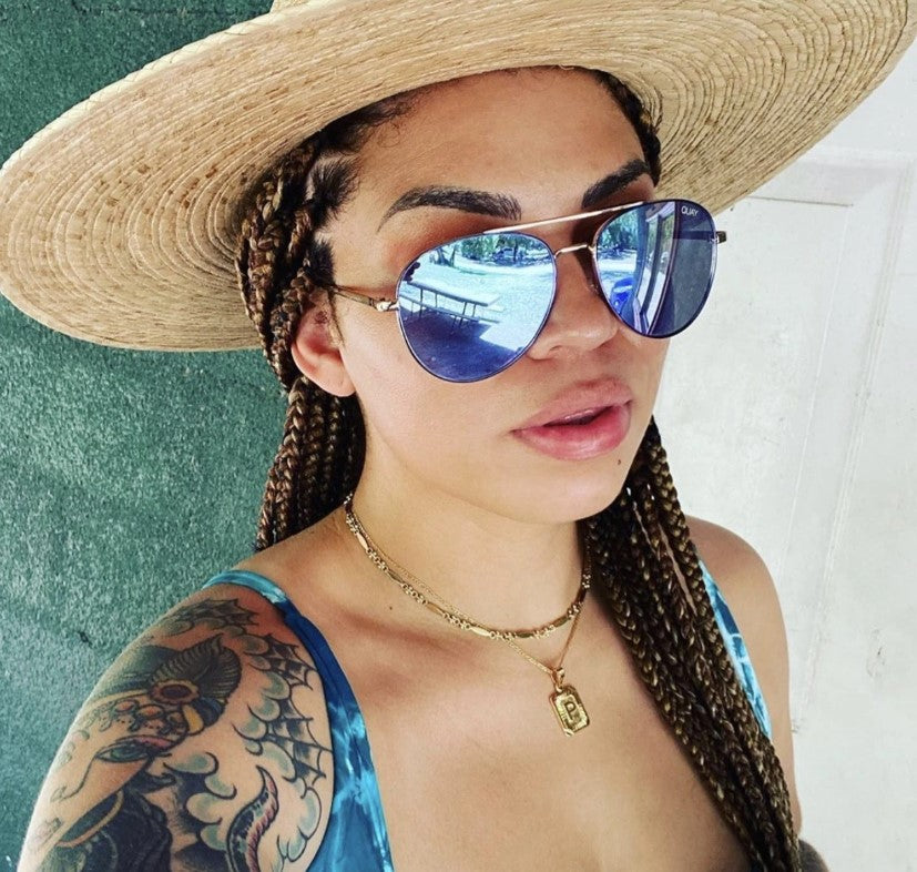 Bracha, Accessories - Jewelry,  Bracha Initial Card Necklace