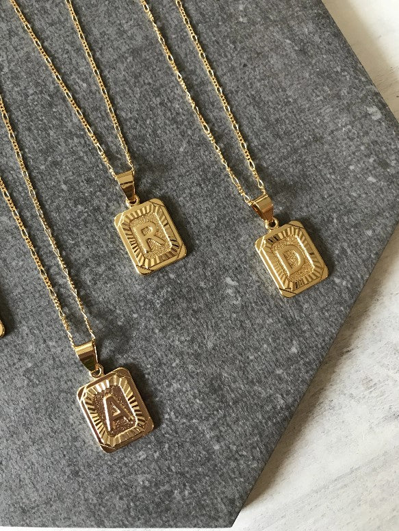 Bracha, Accessories - Jewelry,  Bracha Initial Card Necklace