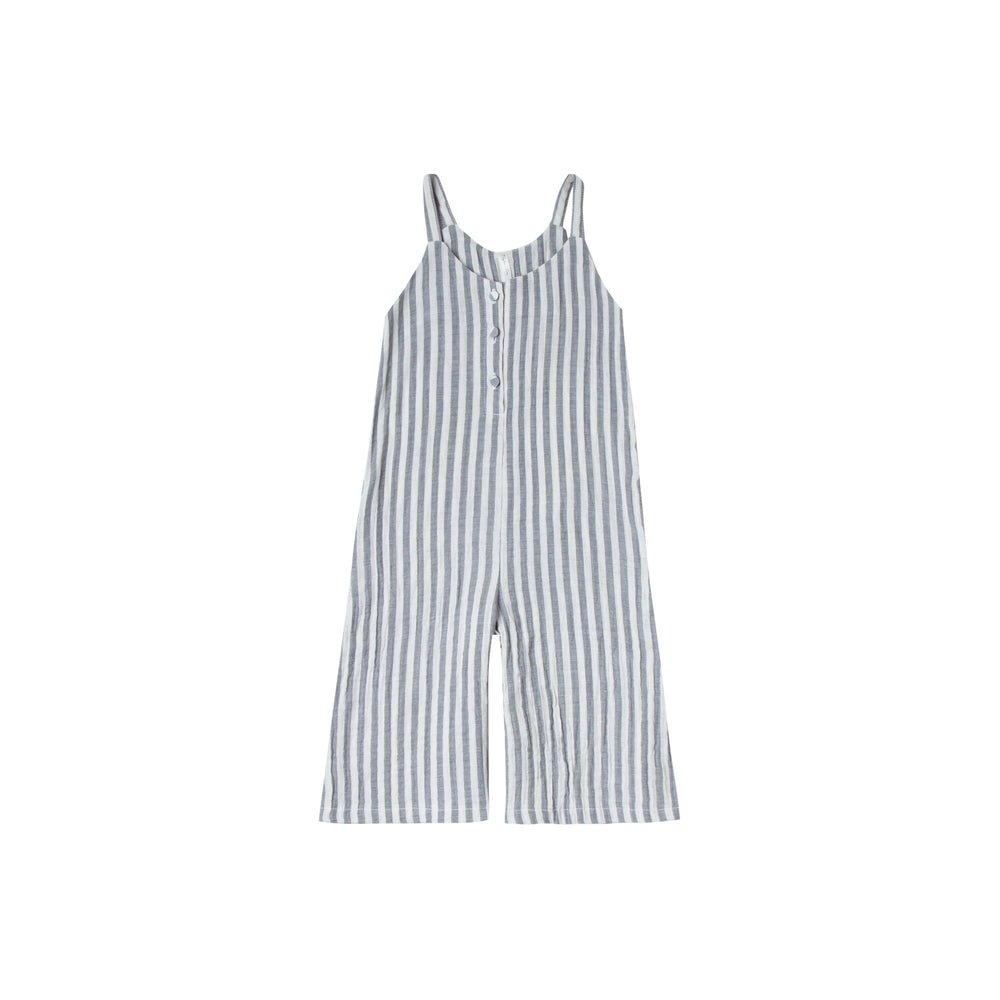 Rylee and Cru, Girl - Rompers,  Rylee & Cru Storm Stripe Bridgette Jumpsuit