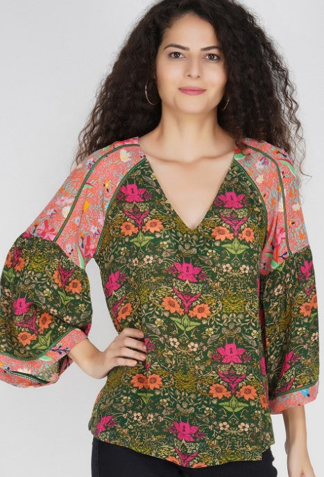 Eden Lifestyle, Women - Shirts & Tops,  Brienne Floral Top