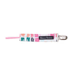 Bella Tunno, Baby - Teethers,  Bella Tunno Brush Strokes Pink Pacifier Clip