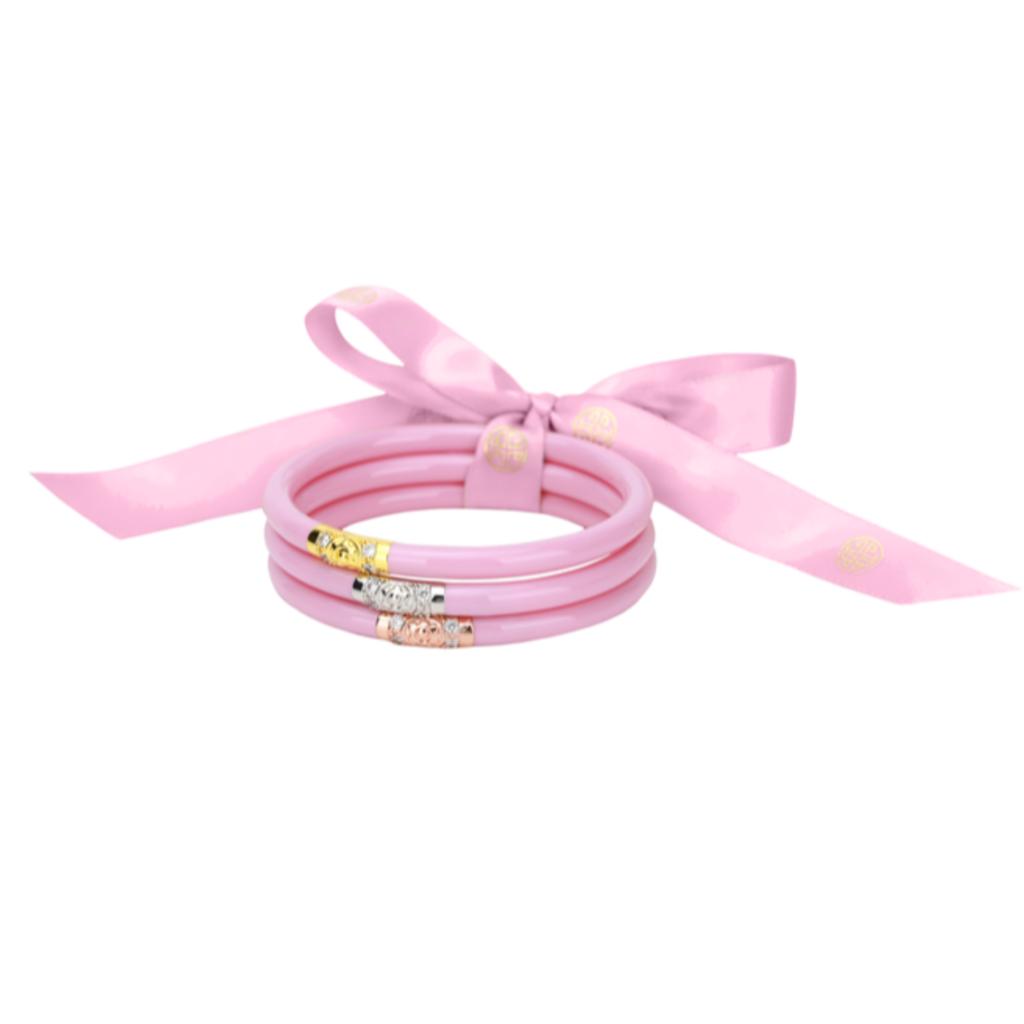 BuDhaGirl THREE KINGS ALL WEATHER BANGLES® (AWB®) - Pink - Eden Lifestyle