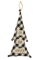 Tree Buffalo Plaid Ornament - Eden Lifestyle