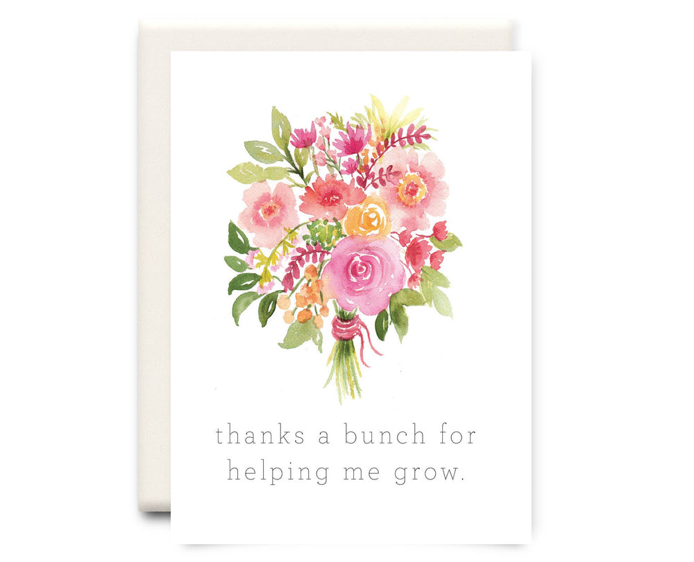 Thanks A Bunch Greeting Card - Eden Lifestyle