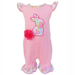 Eden Lifestyle, Baby Girl Apparel - Rompers,  Bunny Romper