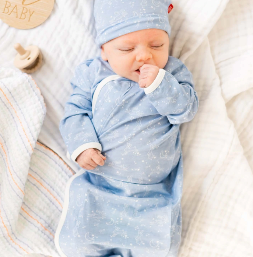 Magnetic Me by Magnificent Baby Bunny Moon Modal Magnetic Gown & Hat - Eden Lifestyle