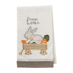Bunny Wagon Applique Towel - Eden Lifestyle