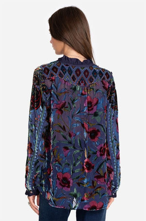 Johnny Was CLARA BURNOUT LEDA BUTTON DOWN - Eden Lifestyle