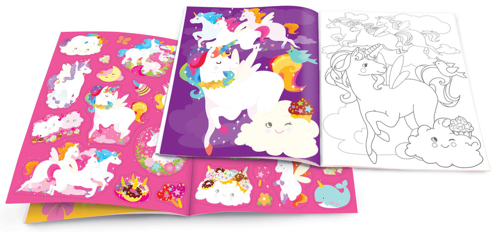 Unicorn Land Dry Erase Coloring Book - Eden Lifestyle