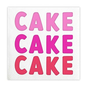 Cake Cake Napkins - Eden Lifestyle