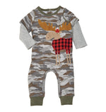 Mud Pie, Baby Boy Apparel - One-Pieces,  Mud Pie Camo Moose One Piece