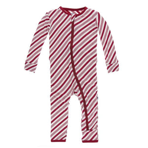 KicKee Pants, Baby Boy Apparel - Rompers,  KicKee Pants - Candy Cane Stripe Boy's Romper