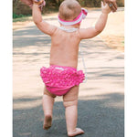 Ruffle Butts, Baby Girl Apparel - Bloomers,  Candy Pink Woven RuffleButt
