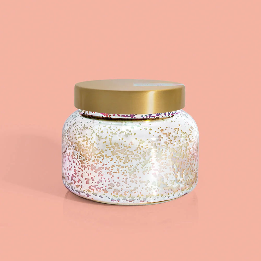 capri BLUE Volcano Mercury Iridescent Oversized Jar, 28 oz - Eden Lifestyle