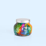 capri BLUE Volcano Rainbow Watercolor Petite Jar, 8 oz - Eden Lifestyle