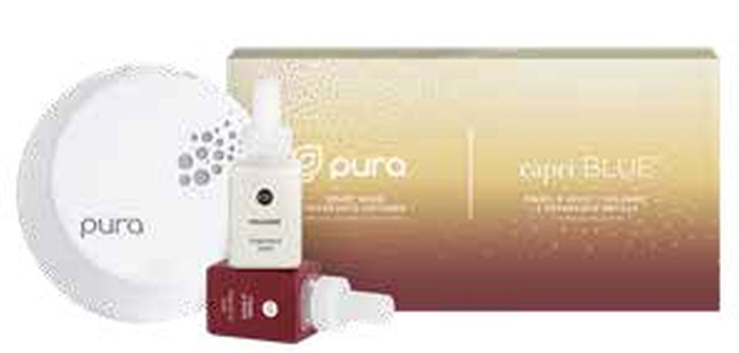 capri BLUE + Pura Smart Home Diffuser Kit, Holiday Tinsel & Spice - Eden Lifestyle