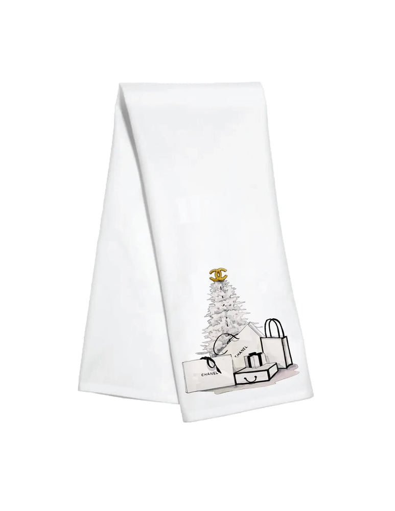 Dreaming of A White Christmas Tea Towel - Eden Lifestyle
