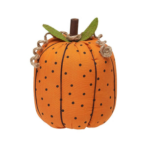 Large Black Dot Pumpkin Decor - Eden Lifestyle