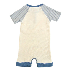 Miki Miette, Baby Boy Apparel - Rompers,  Chambray Shorts Romper