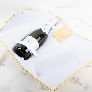 Eden Lifestyle, Gifts - Other,  Large 3D Champagne Pouch- Gold