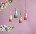 Champagne Bottle Ornaments - Eden Lifestyle