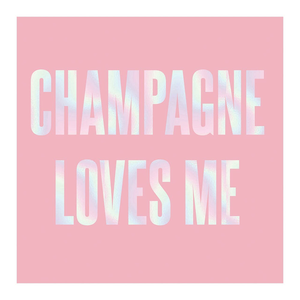 Beverage Napkins - Champagne Loves Me - Eden Lifestyle
