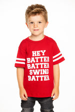 Chaser, Boy - Tees,  Chaser Boys Cardinal Batter Up Tee