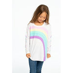 Chaser, Girl - Tees,  Chaser Girls Rainbows Long Sleeve Tee