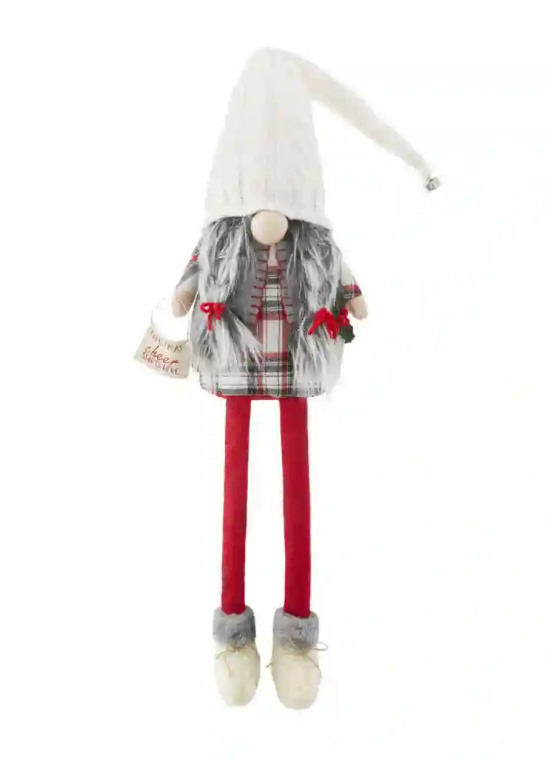 Mud Pie Christmas Dangle Leg Gnome - Eden Lifestyle