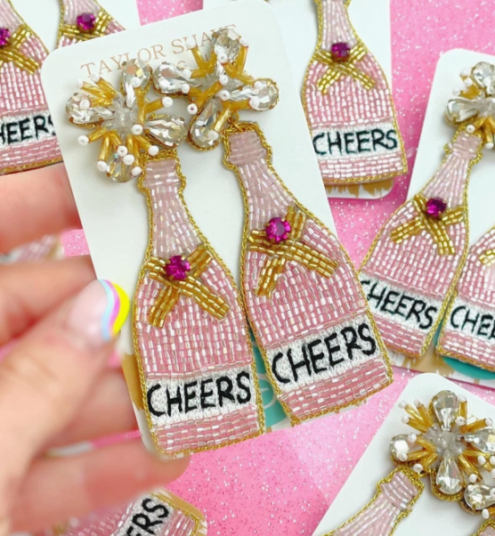 Cheers Bottles Earring - Eden Lifestyle
