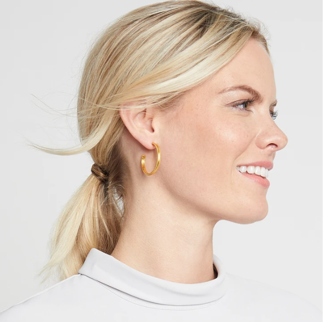 Julie Vos, Accessories - Jewelry,  Julie Vos - Chloe Hoop Gold Large