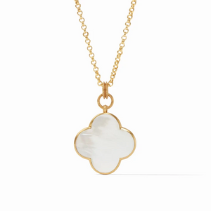 Julie Vos, Accessories - Jewelry,  Julie Vos Chloe Statement Pendant Gold -  Mother of Pearl