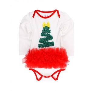 Ruffle Butts, Baby Girl Apparel - One-Pieces,  Christmas Tree Tutu