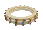 City Girl Jewel Bangles - Rainbow - Eden Lifestyle