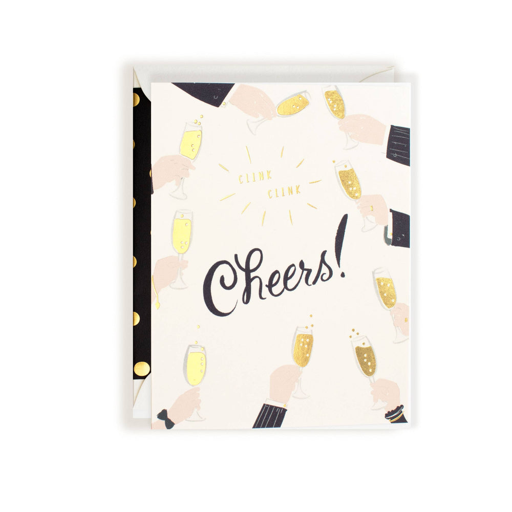 Clink Cheers Greeting Card - Eden Lifestyle
