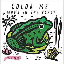 Eden Lifestyle, Books,  Color Me Who's in the Pond Bath Book