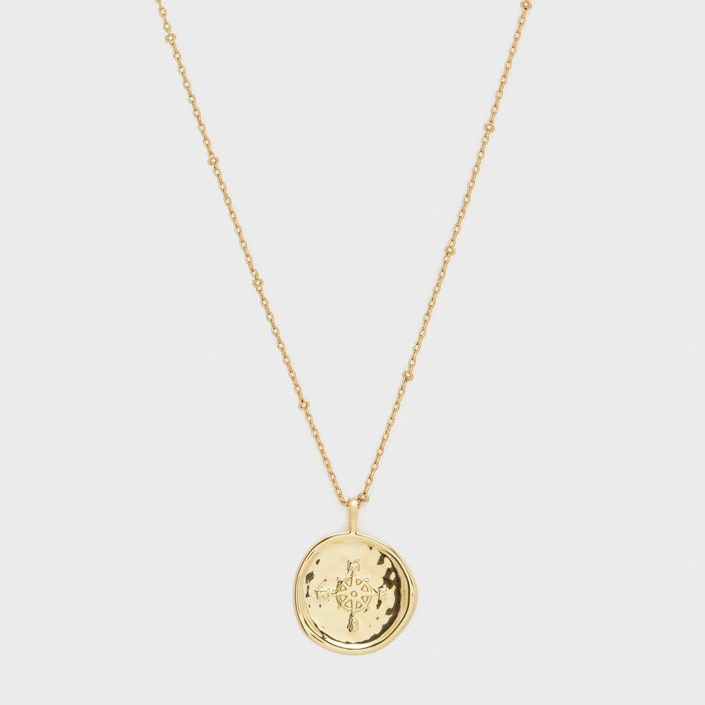 Gorjana, Accessories - Jewelry,  Gorjana Compass Coin Necklace