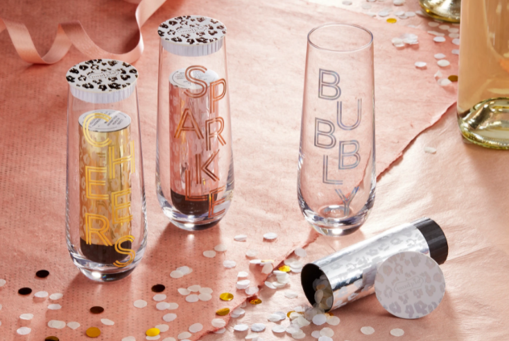 CONFETTI CHAMPAGNE GLASS - Eden Lifestyle