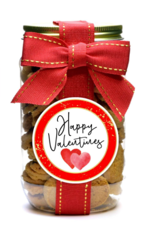 Valentine Chocolate Chip Cookies - Pint Jar - Eden Lifestyle