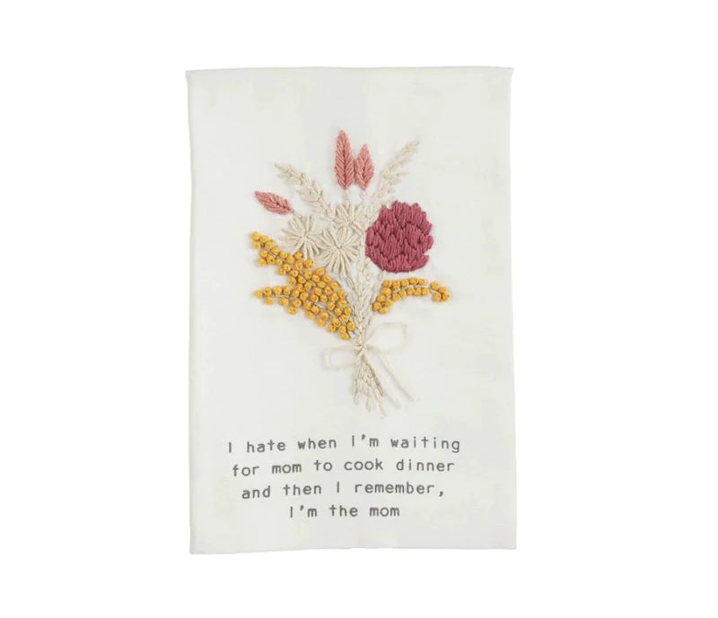 Mud Pie Funny Mom Towels - Eden Lifestyle