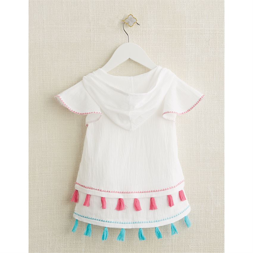 Mud Pie, Girl - Swimwear,  Tassel Coverup