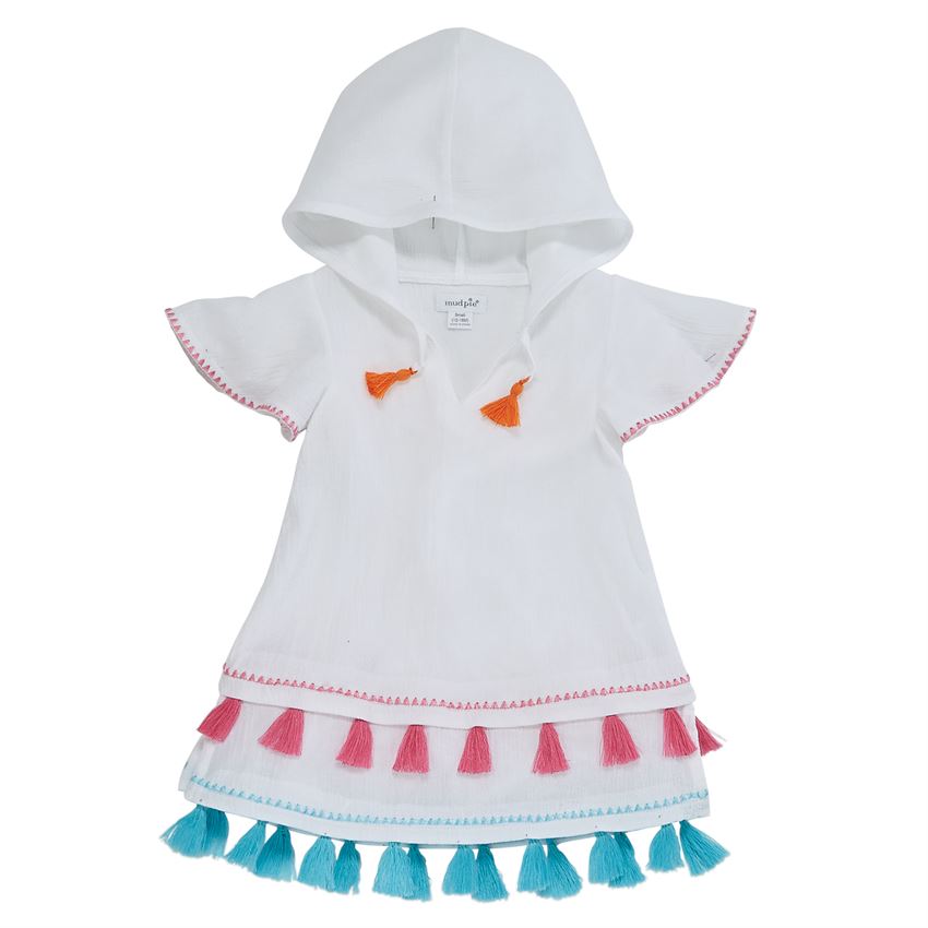 Mud Pie, Girl - Swimwear,  Tassel Coverup