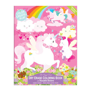 Unicorn Land Dry Erase Coloring Book - Eden Lifestyle