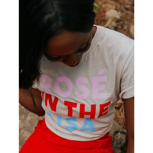Rose inthe USA Tshirt - Eden Lifestyle
