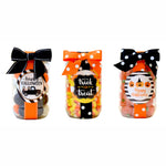 Halloween Candy Plastic Pint Jars - Eden Lifestyle