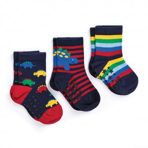 Jojo Maman Bebe, Accessories - Socks,  Jojo Maman Bebe 3-Pack Dinosaur Cotton Socks