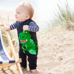 Jojo Maman Bebe, Baby Boy Apparel - Rompers,  Dinosaur Baby Overalls Set